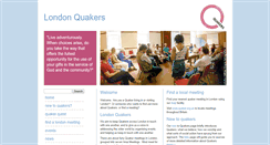 Desktop Screenshot of londonquakers.org.uk