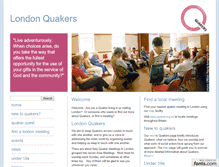 Tablet Screenshot of londonquakers.org.uk